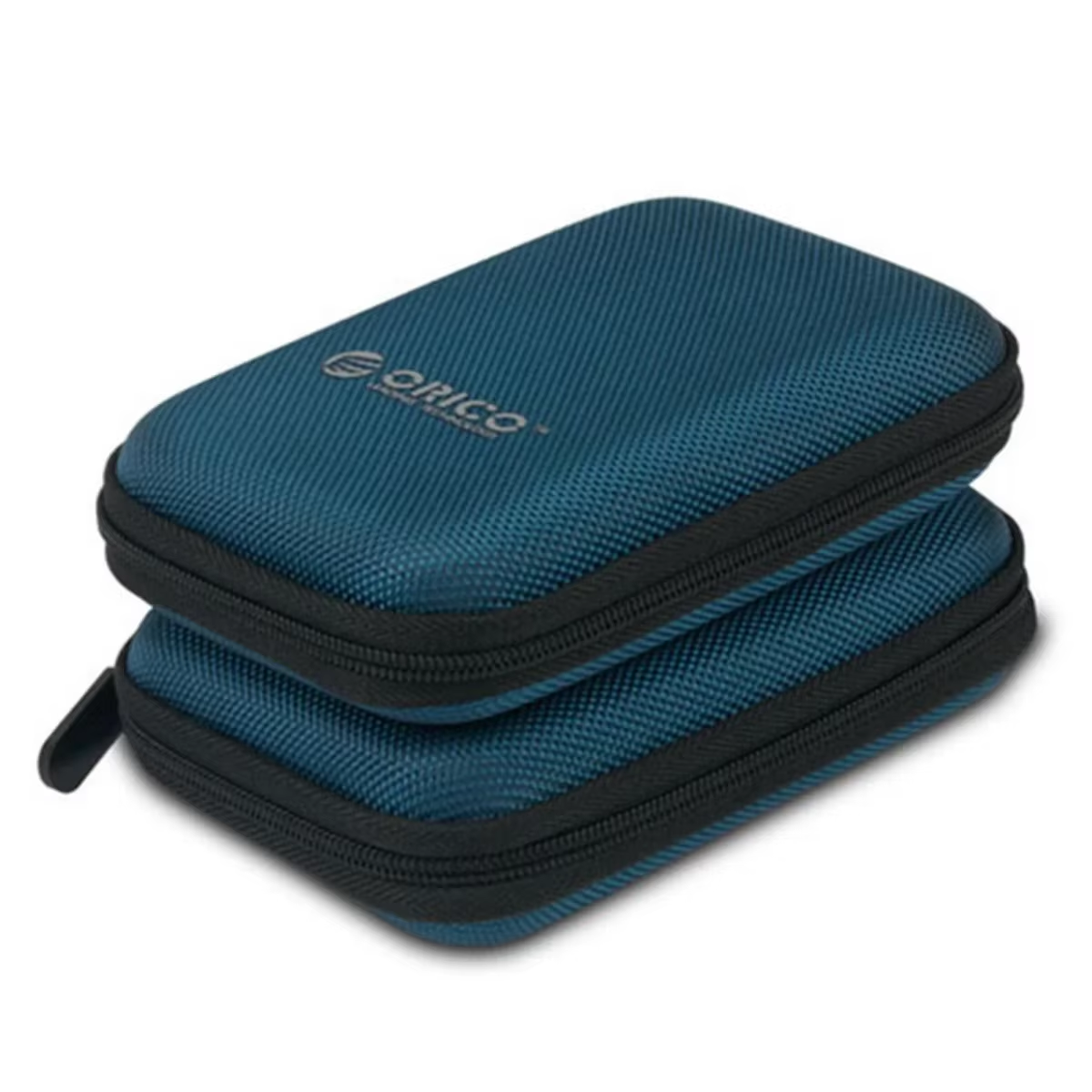 ORICO 2,5 Zoll HDD Box Schutzpaket Tragbare Festplattentasche für externe tragbare Festplattenbox Aufbewahrungstasche Blau/Rot/Schwarz