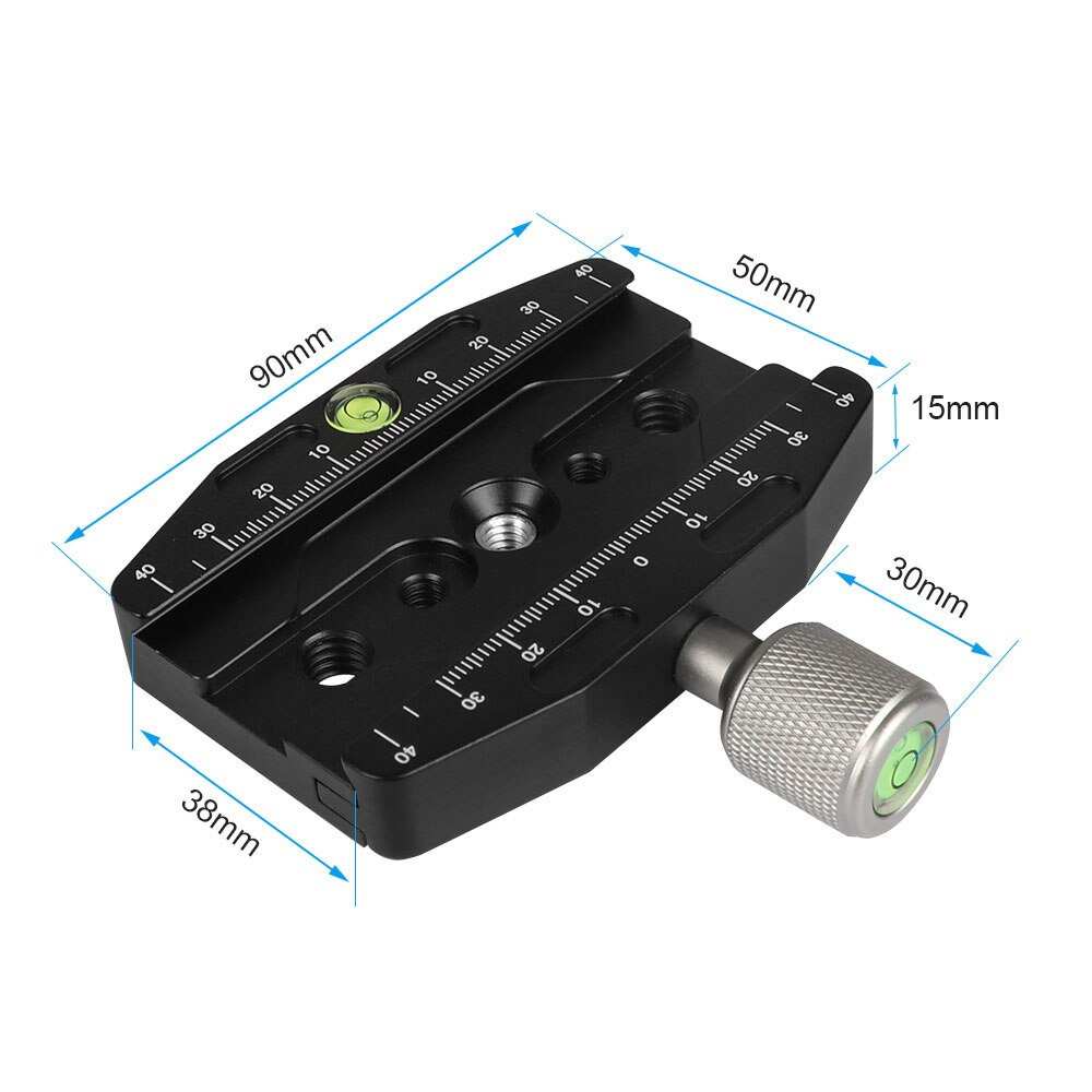 KIMRiG 90mm Long Quick Release Clamp Arca Swiss Plate Compatible