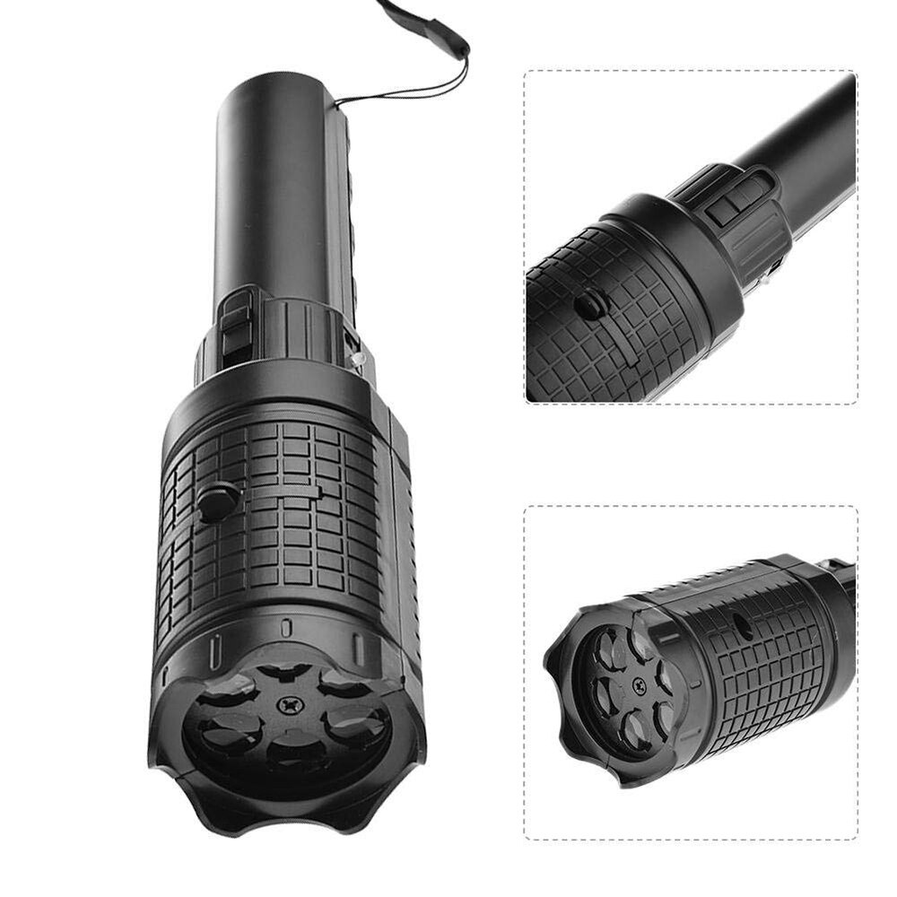 USB Rechargeable 2 in 1 Projection Handheld Flashlight with 12 Patterns Christmas Halloween Projector Lights for Birthday Party