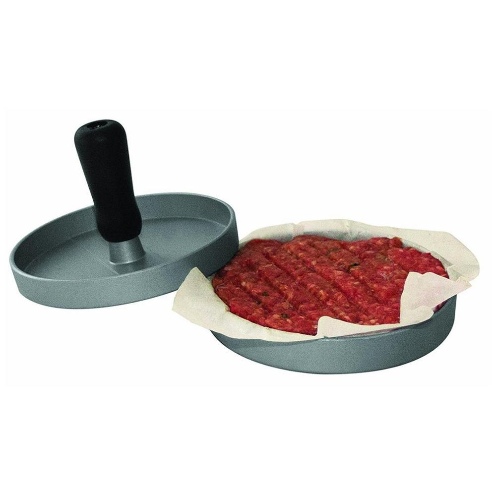 Round Shape Hamburger Press Aluminum Alloy Hamburger Meat Beef Grill Burger Press Patty Maker Mold Kitchen Meat Tools