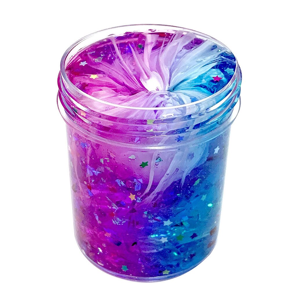 Neuheit Sicherheit Schleim SchöNe Farbe Mischen Wolke Schleim freundlicher Erleichterung betonen Spielzeug Geburtstag Personalisierte детские игрушки Jouet: Default Title
