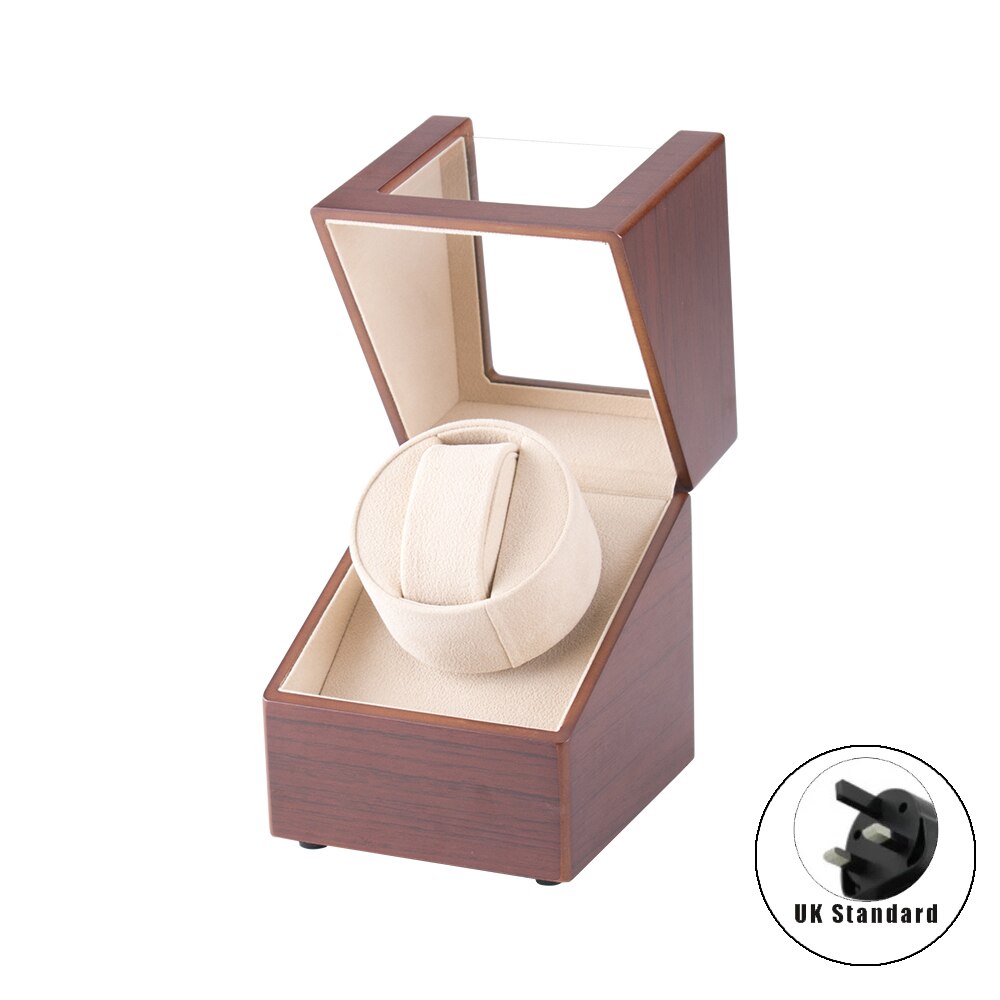 Mdf Horloge Winder Voor Automatische Horloges Horloge Doos: UK Standard