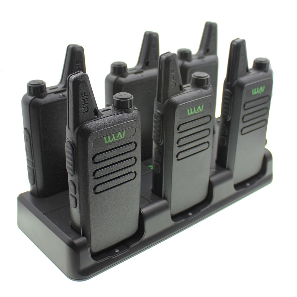 Wln KD-C1 6 em 1 carregador walkie talkie unidade de carregamento KD-C1 mais seis vias carregador para wln KD-C1Plus KD-C2