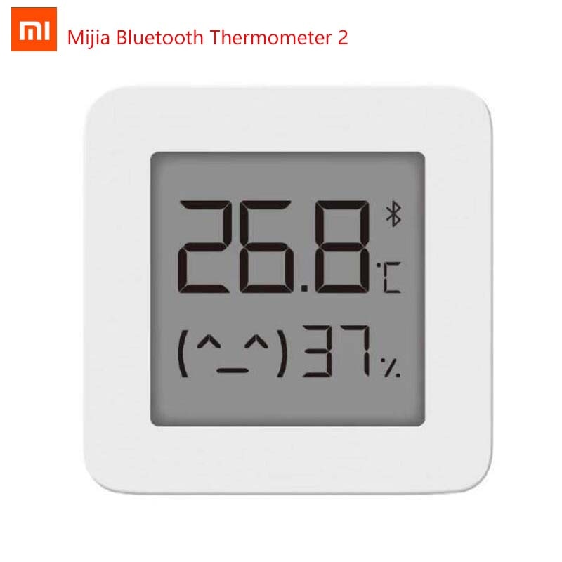 Termómetro higrómetro digital eléctrico inteligente inalámbrico xiaomi mijia 2 con bluetooth disponible en stock. funciona con la aplicación mijia.