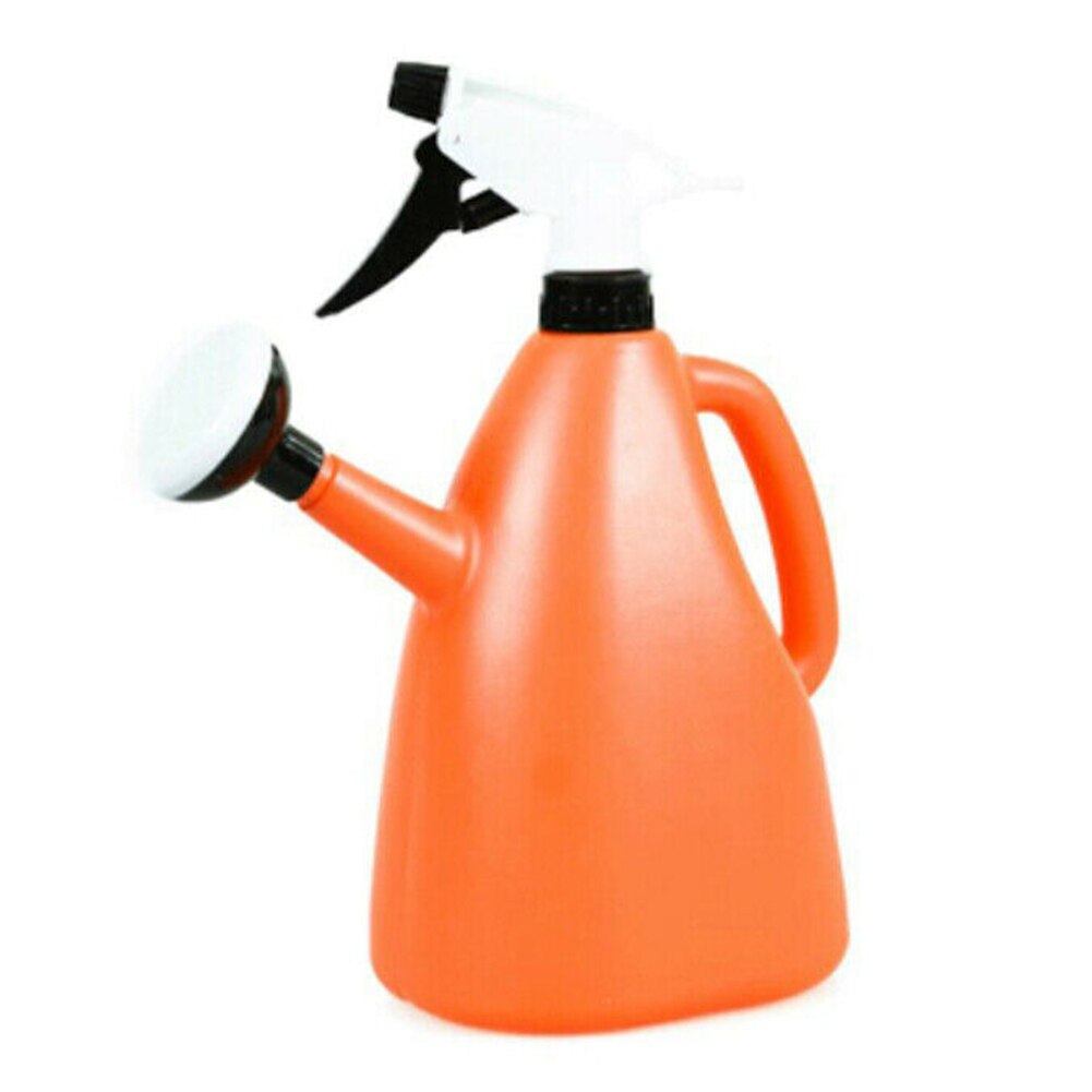 2 In 1 Watering Can Kettle Garden Bottle Plant Flower Sprinkling Pot Tool Newly 30: Orange