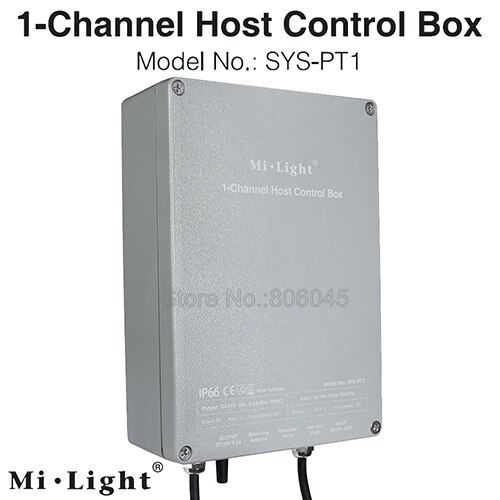 SYS-T1 Milight DC24V 360W 15A 1 canal hôte contrôleur WiFi DMX512 Alexa APP contrôle travail avec mi-light SYS série lampe à LED