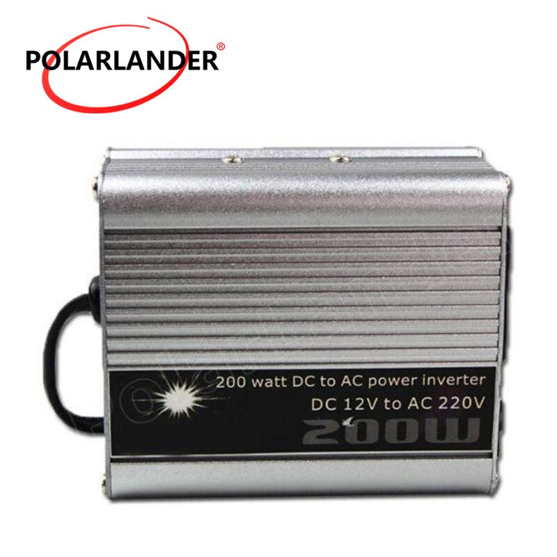 Vehicle Power Supply Modified Sine Wave Converter car styling transformer 200W DC 12V to AC 220V Inverter