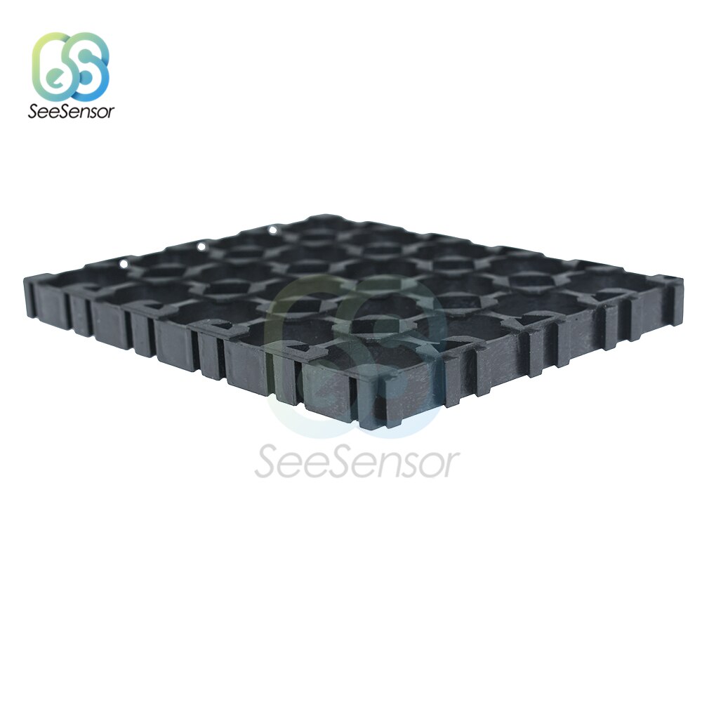 10Pcs 4x5 Cell Battery Spacer 18650 Lithium Battery Radiating Shell Pack Plastic Heat Holder Bracket