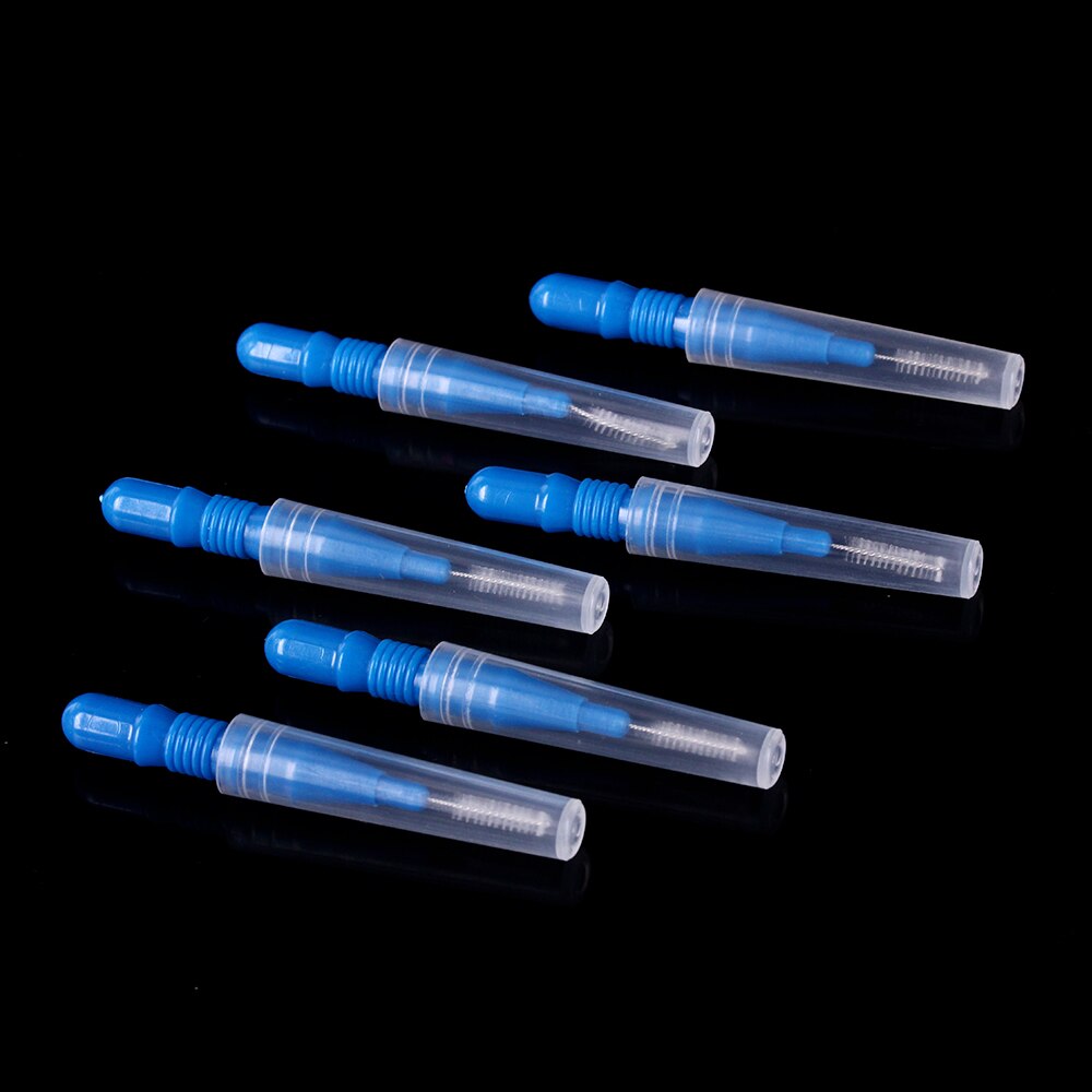 10 Stk/pak Dental Push-Pull Rager Orale Tandenstoker Gum Interdentale Tandenborstel Orthodontische Draad Borstel Tandenborstel