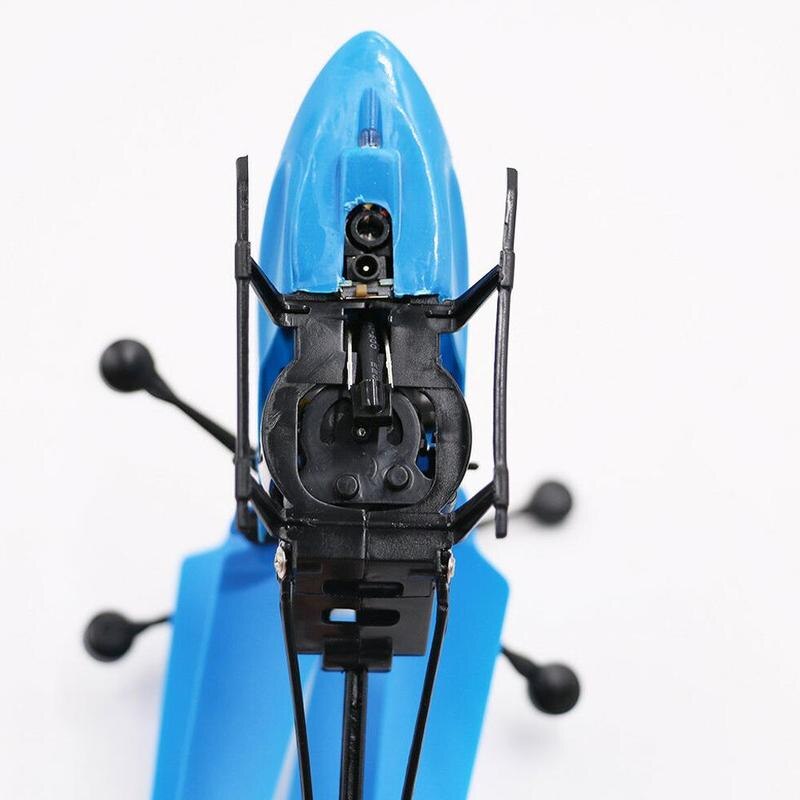 RC Mini helicóptero de 2 vías Helicóptero De Control Remoto remotos resistente caída ligera con helicóptero de Control de niños T N6H4