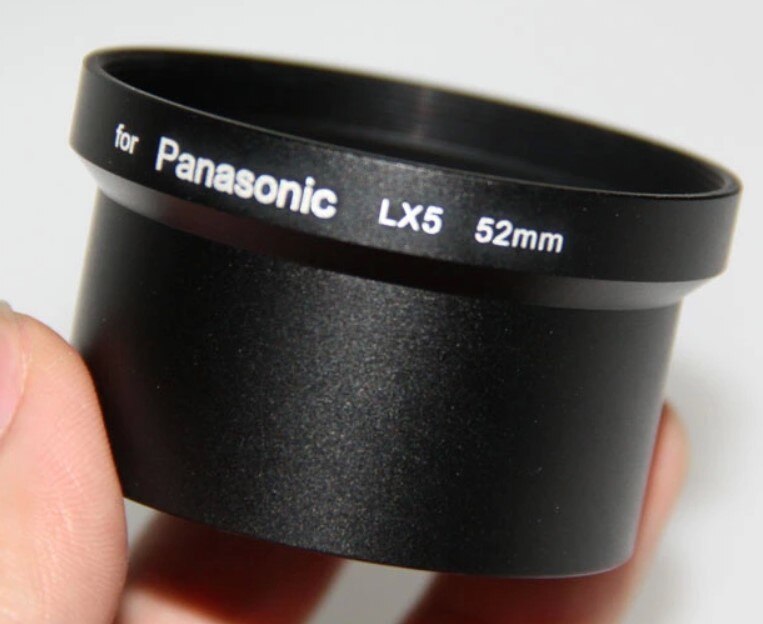 52 Mm 52 Mm Filter Mount Lens Adapter Tube Ring Voor Panasonic LX5 Lx7 Camera