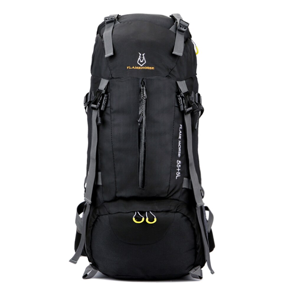 60L Hiking Backpack Water-resistant Outdoor Sport Trekking Rucksack Mountaineering Travel Backpack with Shoe Pack for Men Women