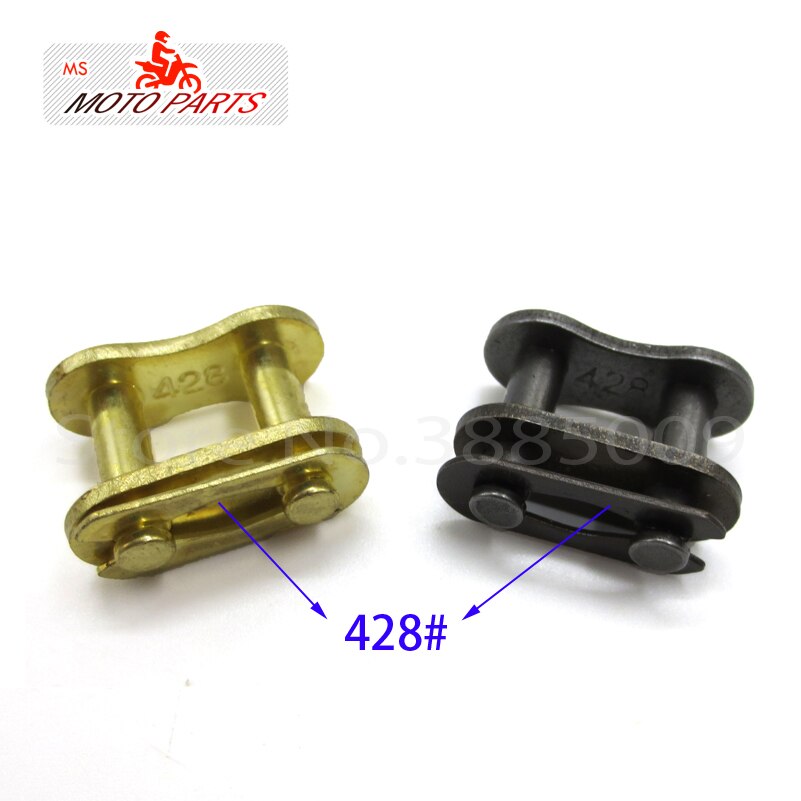 #25 H # T8F #35 #420 #428 #520 #530 Kette ring link für dirt bike pit bike ATV GO Kart Motorrad kette