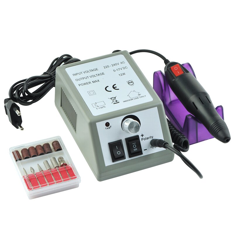 1Set Elektrische Nail Boor Machine 20000Rpm Manicure Boor Machine Salon Pedicure Boor Machine Professionele Nail Boor Machine