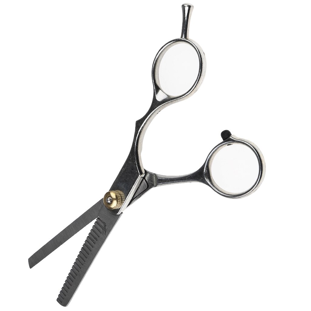 Pro Barber Hair Styling Cutting Thinning Scissors Trimming Shears Silver
