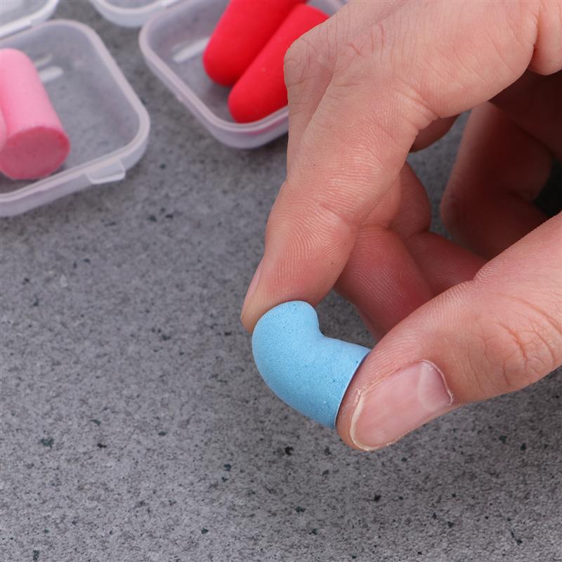 12 Boxes Anti-Noise Earplugs Soft Quiet Sleeping Ear Plugs No Cords Noise Reduction Perfect for Study Sleeping Working Travel Sn