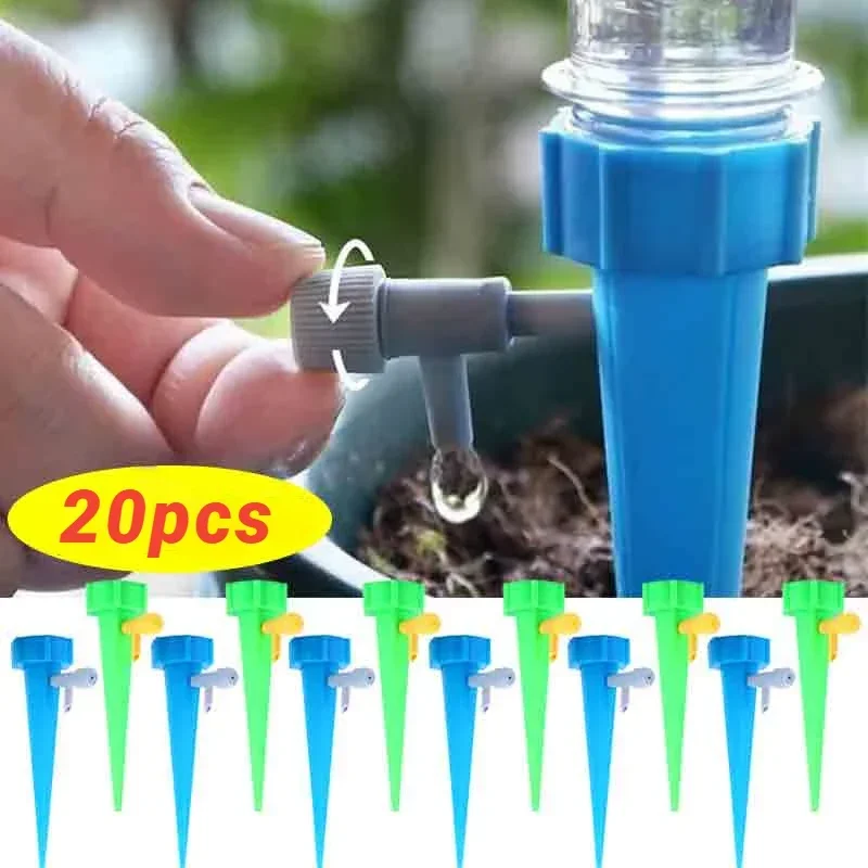 20Stck/1Stck Selbstbewässerung Bausätze Automatische Tränken Tropf Bewässerung Zimmerpflanze Bewässerung Gerät Anlage Garten Spielereien Kreative