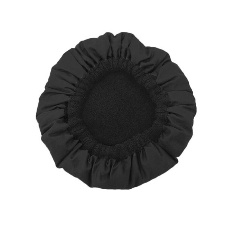 Gorro térmico de microfibra para el cuidado del cabello, gorro calefactable Reversible de microfibra de algodón para aire acondicionado profundo: 01