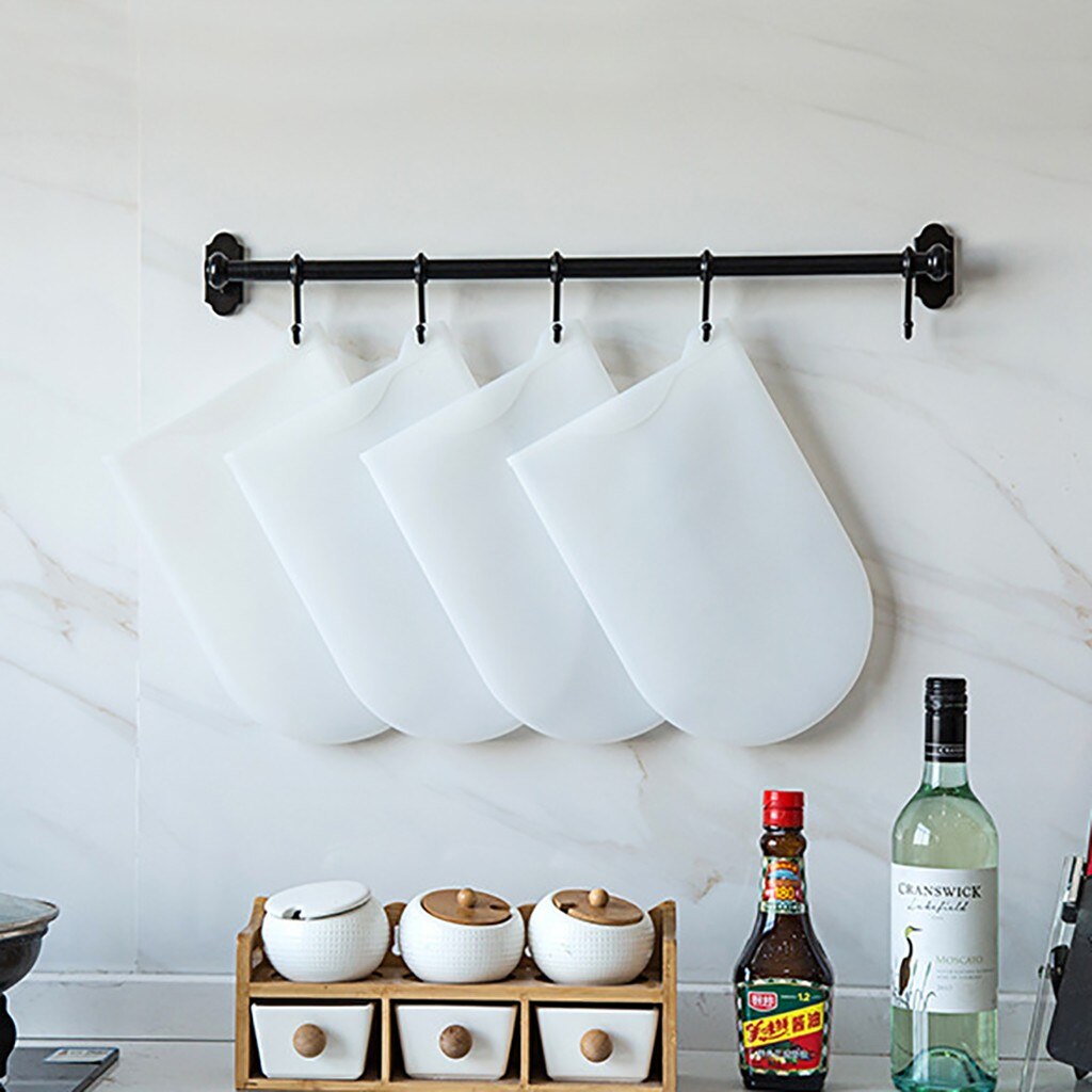 Bolsa de mezcla para amasar Harina de silicona para masa, utensilios de cocina reutilizables de pastelería, bolsas para amasar harina, utensilios de cocina