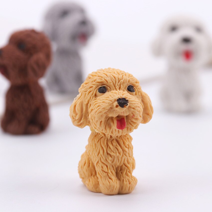 1PC Cute Dog Rubber Eraser School Office Stationery Supplies Pencil Correction Tools Drawing Accessories Student Kids