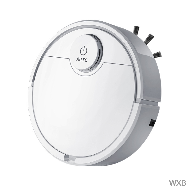 Robot aspirador 3 en 1 para suelo inteligente, aspirador multifuncional con USB, succión automática, robot de limpieza