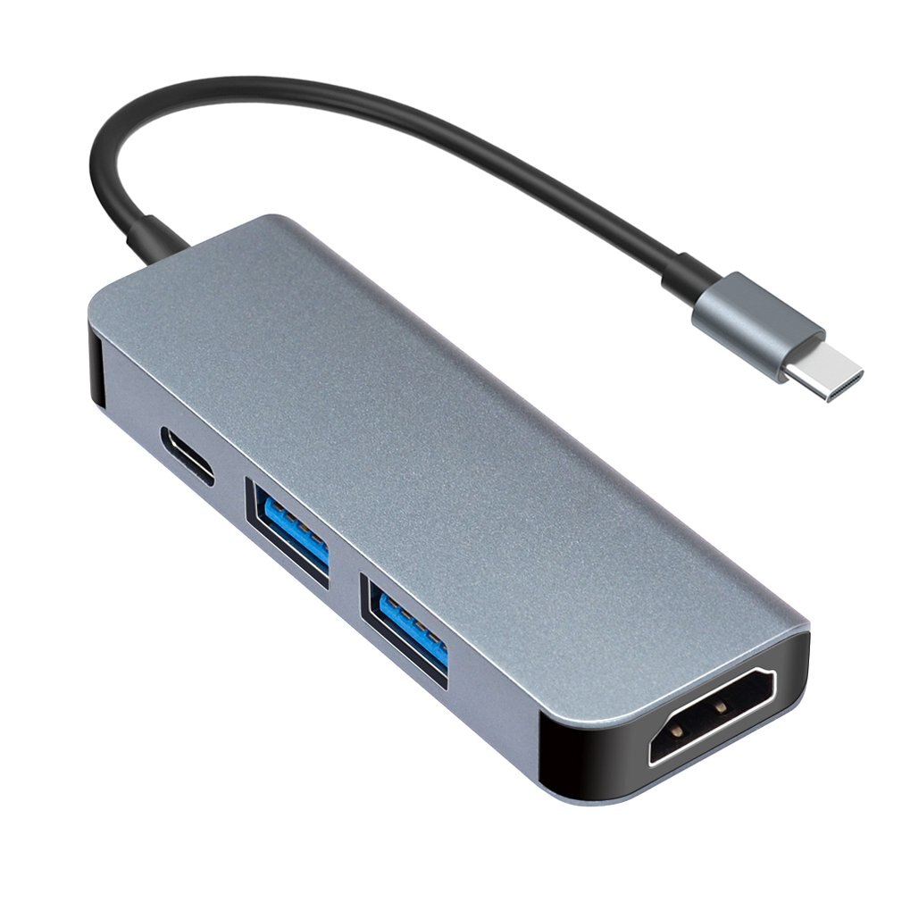 Draagbare Usb 3.0 Universal Docking Station 4-In-1 Type-C Naar Usb + Hdmi + Type high Definition Docking Station