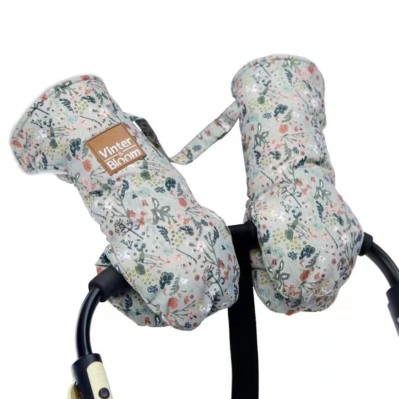 Housse polaire en fourrure chaude pour poussette, protège-mains pour landau, accessoires de landau