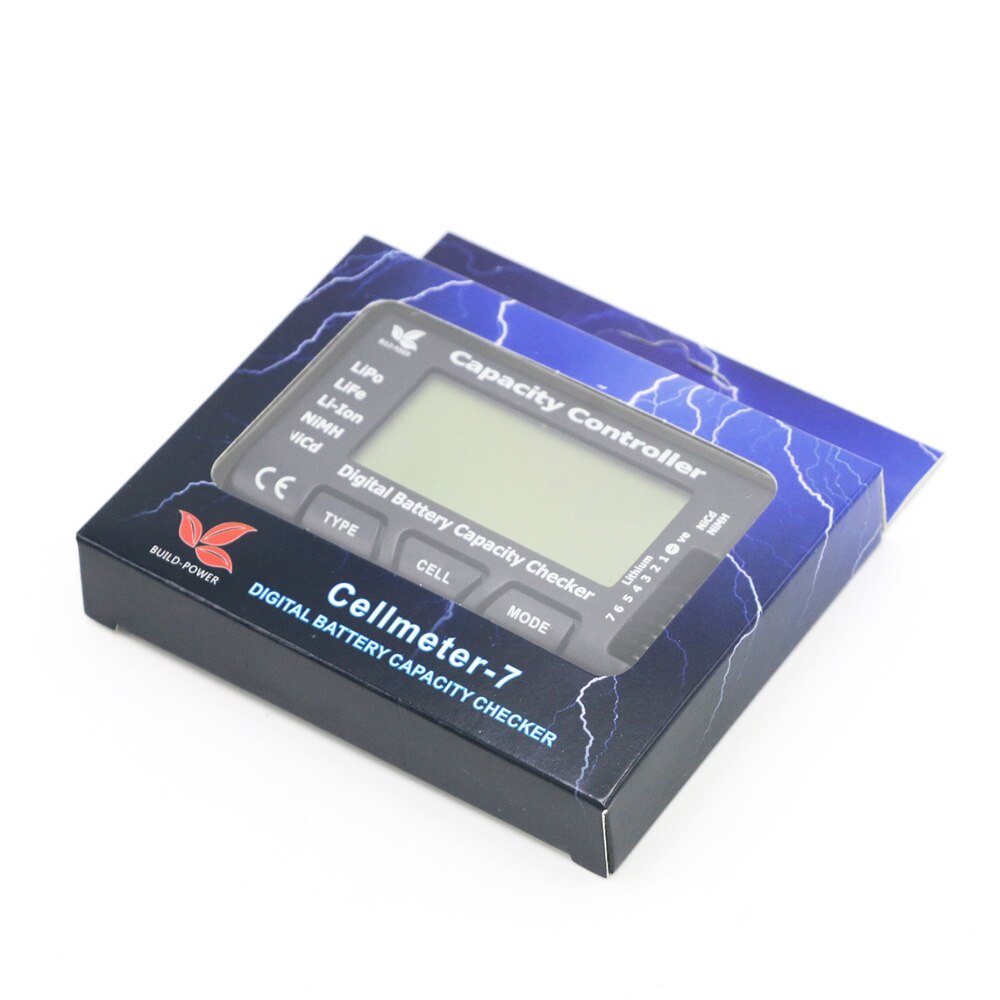 Bouwen Power Digitale Batterij Capaciteit Checker RC CellMeter 7 Voor LiPo LiFe Li-Ion NiMH Nicd