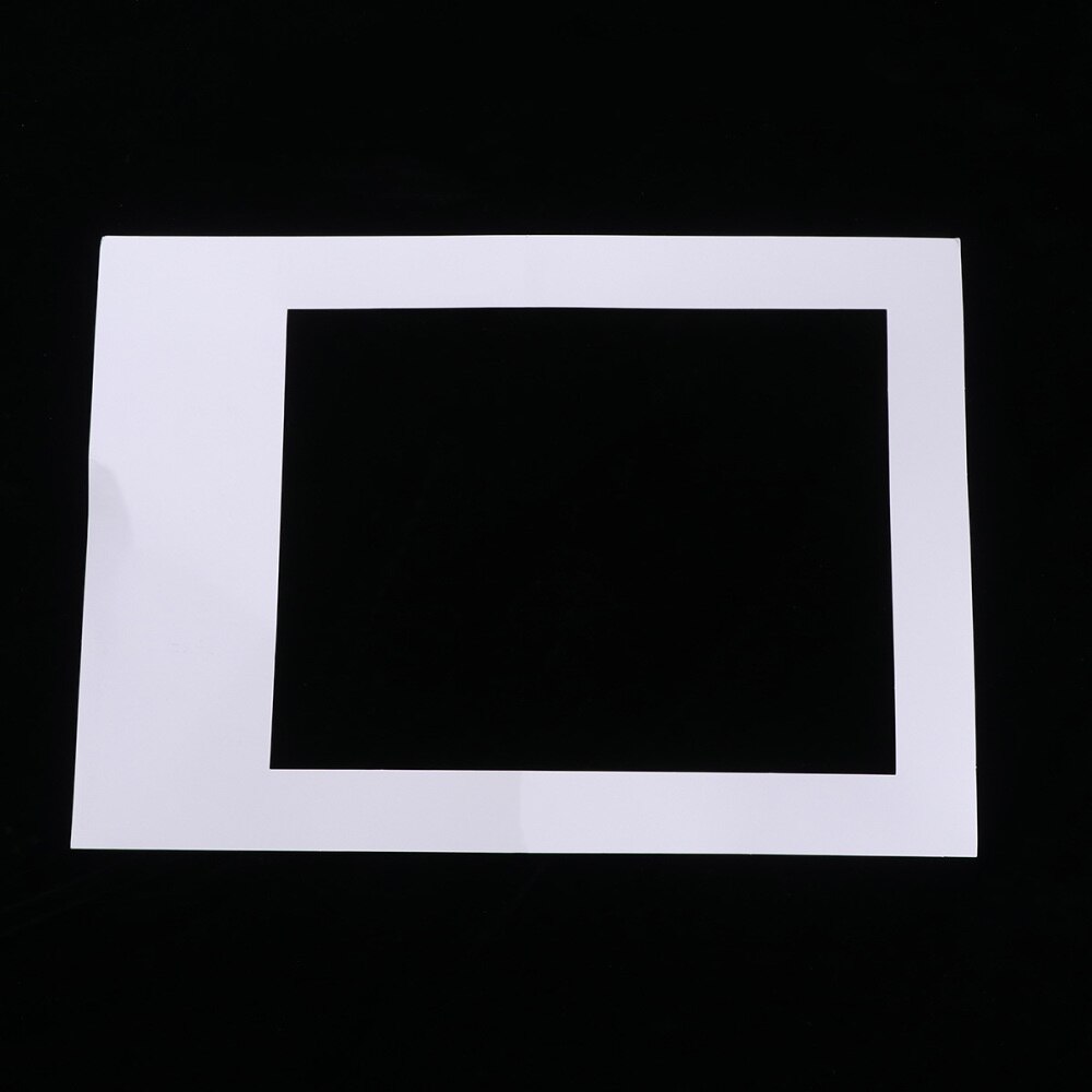 Blank DIY Paper Picture Frame with Pen Cutouts Photo Booth Props Party Supplies for Graduation Wedding Birthday (Large Size)