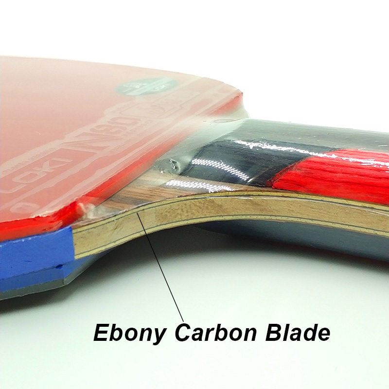 LOKI Fast Attack Table Tennis Racket Ebony Carbon Table Tennis Bat Arc Pingpong Racket Ping Pong Racquet