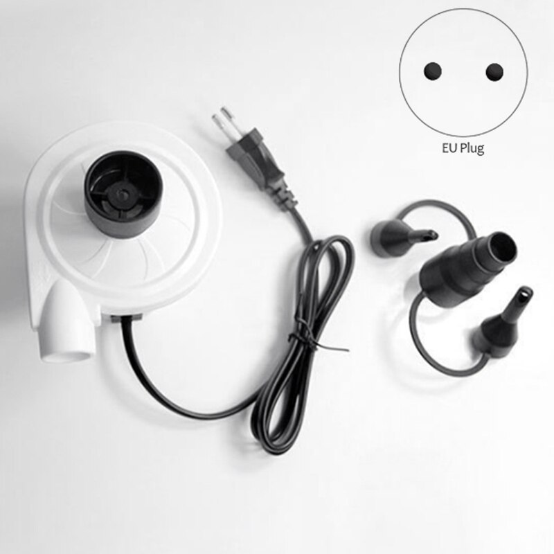 Elektrisk luftpumpe bådpumpe elektrisk pumpe blæser puste op tømning af pumpe til luftseng båd legetøj camping legetøj luft seng -eu stik