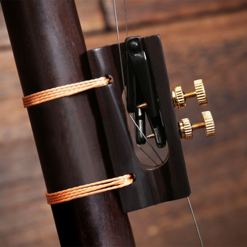 Multifunktionella ebenholts erhu jins kommer med finjusterande erhu tillbehör