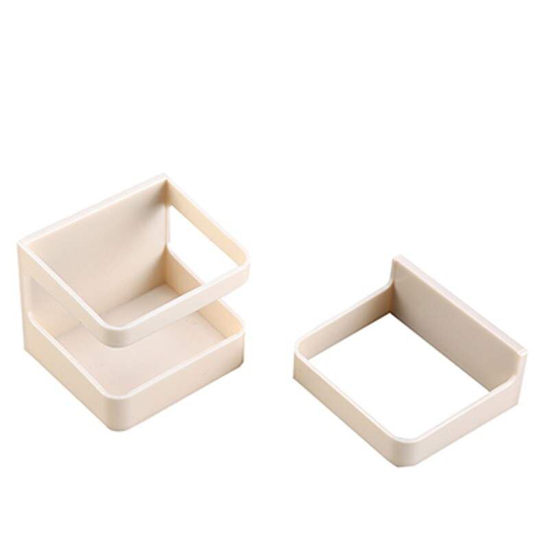 Portaombrelli Da Parete Yusat Autoadesivo - Bianco, 18x6,5x8 Cm - Salvaspazio Magnetico Per Casa (Ombrello Non Incluso)