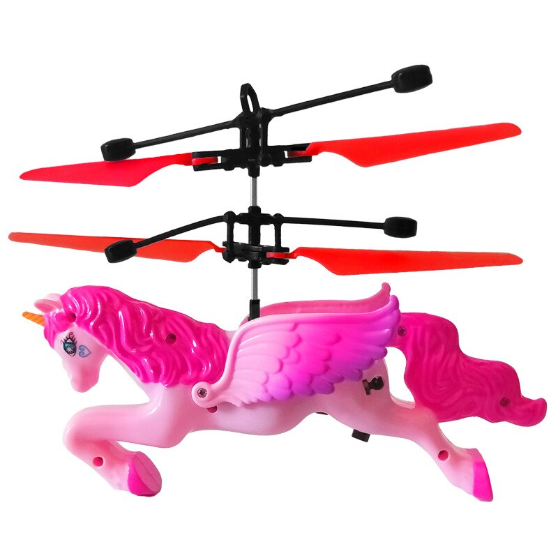 Cute Animal Toy RECHARGEABLE HAND FLYING LED REMOTE CONTROL PINK GIRLS TOYS Birthday Christmas For Girls Children