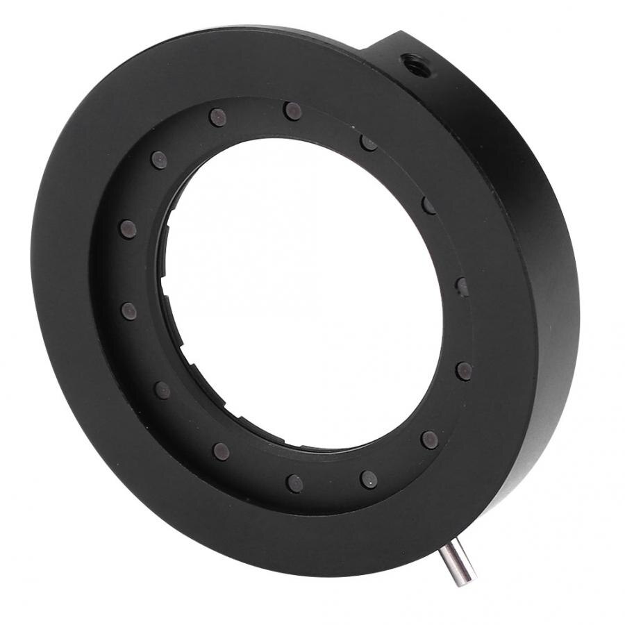 Diafragma óptico de lente ajustable de apertura del adaptador del Iris del microscopio para el diafragma del Iris del microscopio
