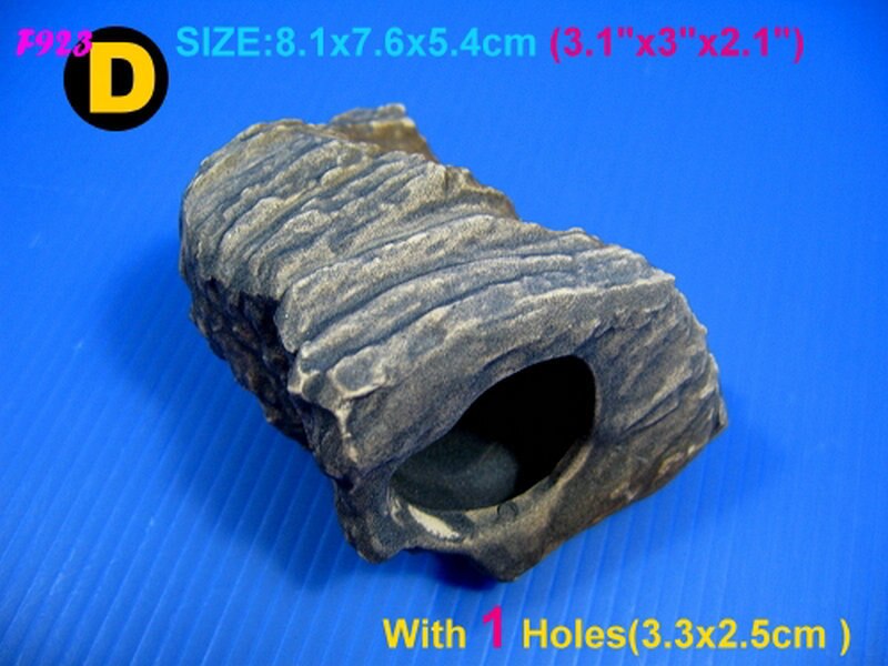 Up Cichlid Stones Keramische Aquarium Rock Cave Decoratie Voor Fish Tank Ornament Cave Decor 5 Maten: D