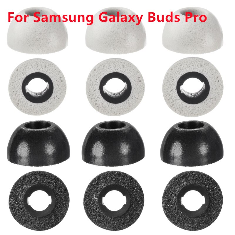 Noise Reduction Sponge Foam Earplugs Anti-noise Ear Plugs Compatible with Samsung Galaxy Buds Pro Earphone Ear Tips