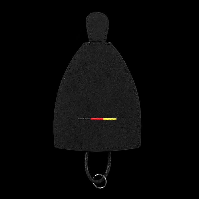 Organisateur de porte-clés porte-clés de voiture en Alcantara italien: Black Red Yellow