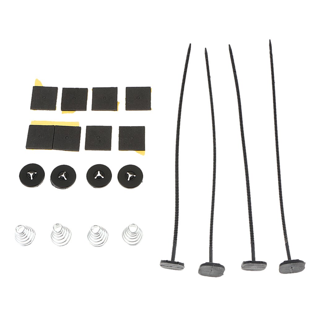 1 Set Plastic Universal Radiator Mount Mounting Kit Electric Fan Tie Strap
