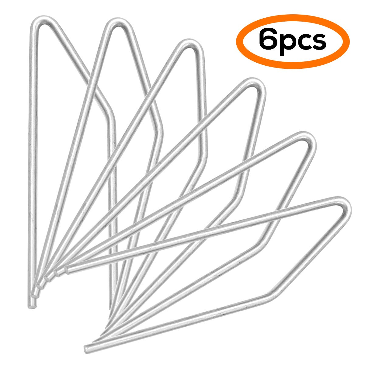 Kit de pontas de solda em liga de níquel cromado, 6 peças, mini, impedância, fio de aquecimento ajustável, queima de madeira, kit de pontas de solda: Silver D