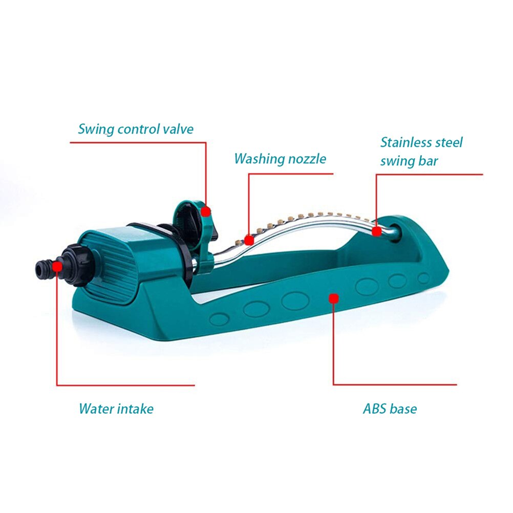 Tuin Sprinklers Automatisch Sproeisysteem Gras Swing Nozzle Gazon Sprinkler Tuin Gazon Bosbouw Irrigatie Watering Tool