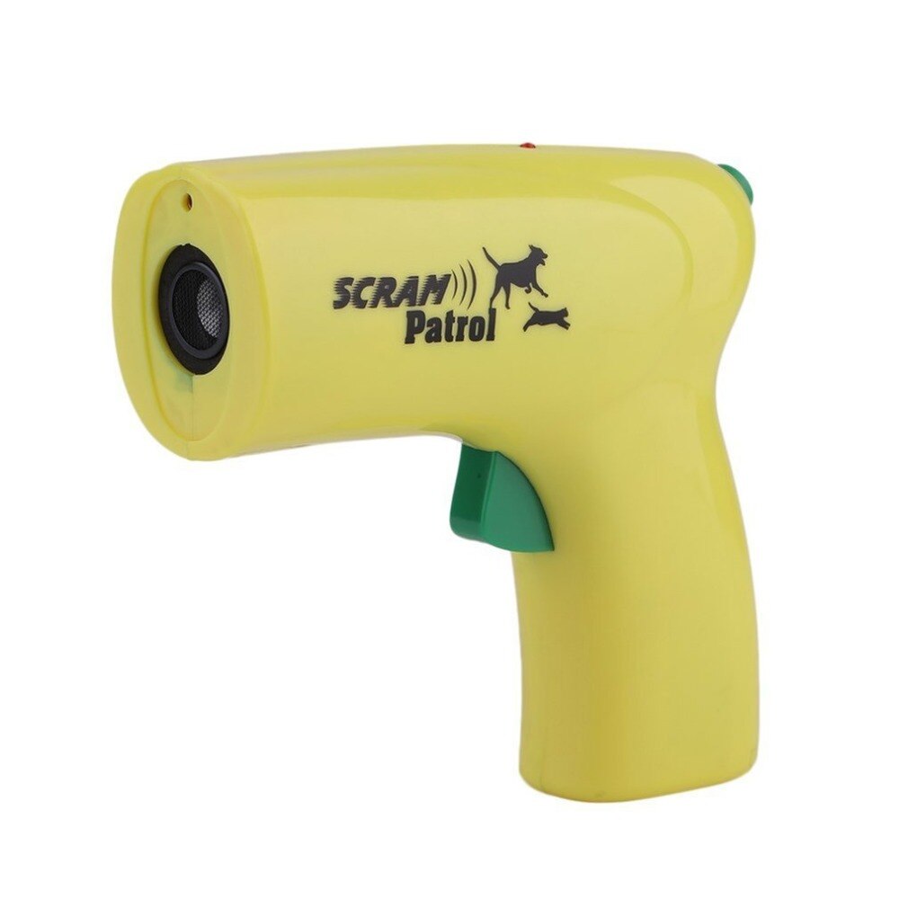 Edgvsrng Ultraschall Katze Hund Repeller Stock Weg Hund Jagen Anti Gebell Stoppen Rinde Werkzeug Ausbildung Liefert Mit LED Taschenlampe
