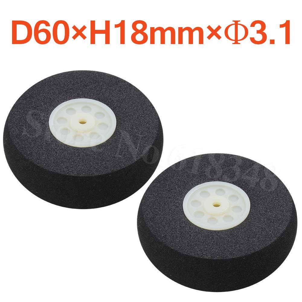 Lichte schuimstaartwielen spons 25mm 30mm 35mm 40mm 45mm 50mm 55mm 60mm voor rc afstandsbediening vliegtuig vervangende onderdelen: Maat 9