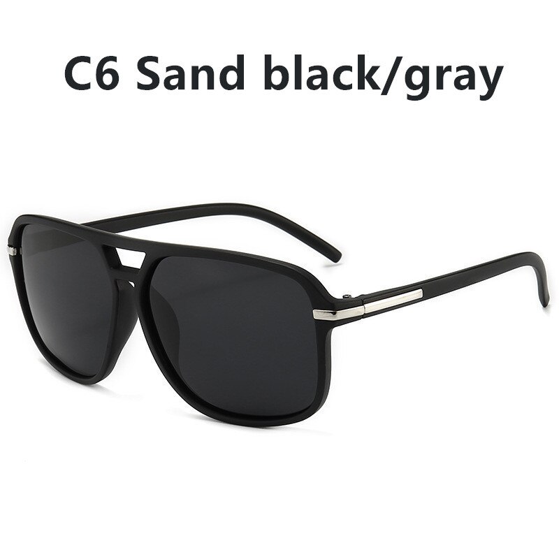 Gafas De sol polarizadas De estilo cuadrado para hombre, lentes De sol polarizadas con gradiente para conducir, Vintage De , para pescar y acampar,