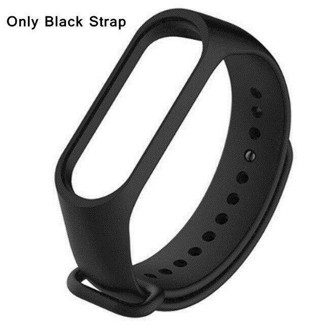 Strap For Xiaomi Mi Band 4 Strap Band 4 Wristband Strap Pink Wine Red Silicone Bracelet Xiomi Miband 4 3 Band4 Protector Film: Black / For Miband 4