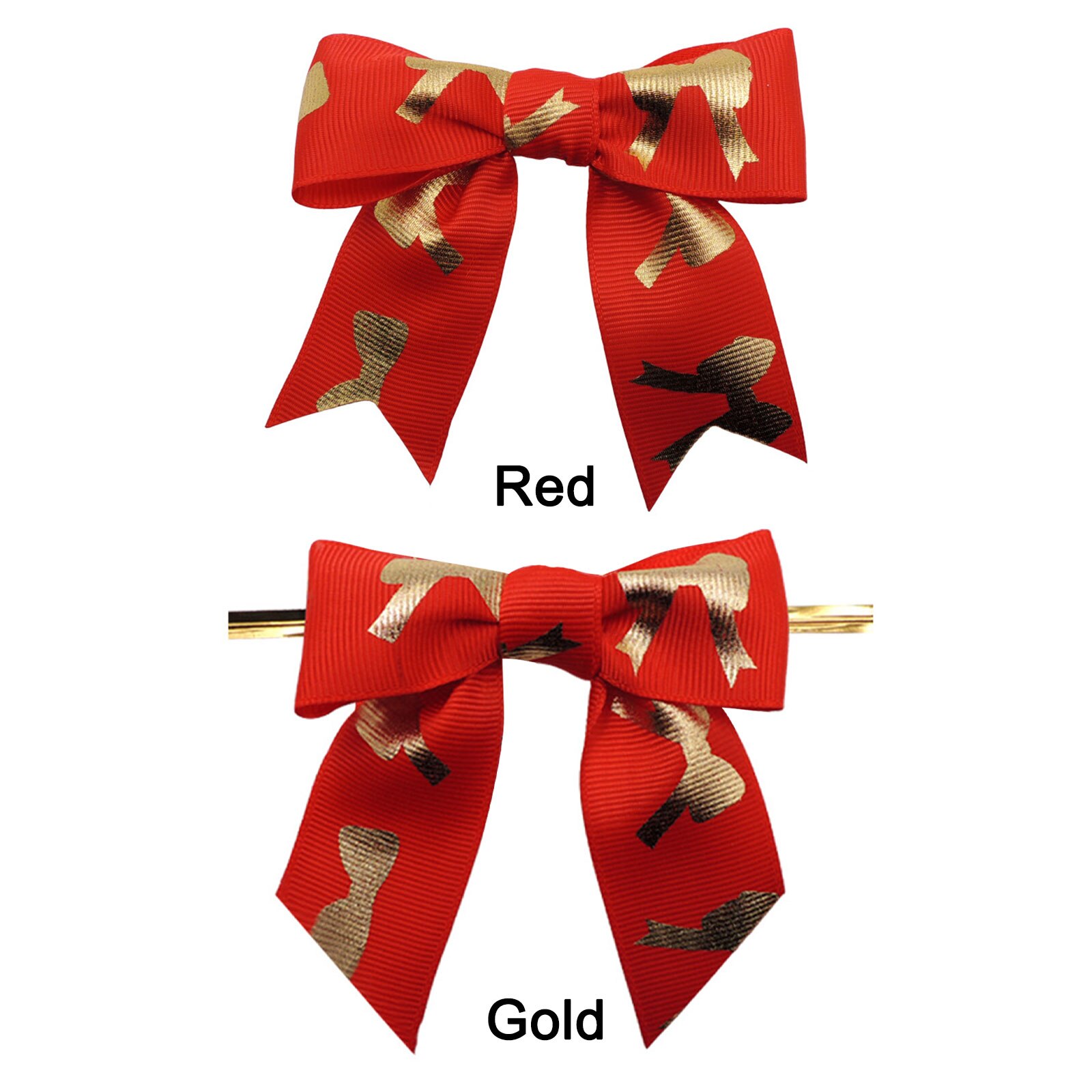 Strikken bedrukte letter strik strik witte stropdas bakverpakking strik 20 stuks schattige kerstdecoratie letterbedrukking decoratie