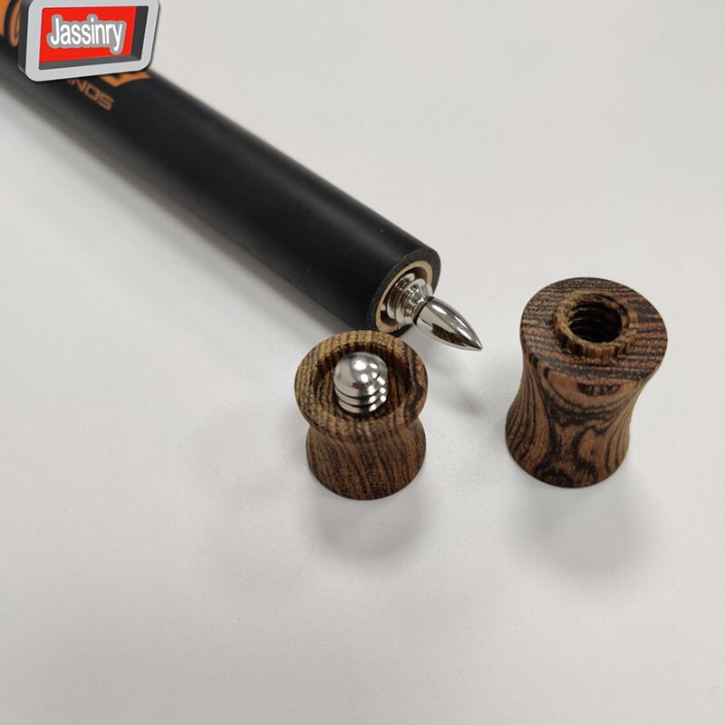 Jasssinry Uni-lock/Radial pin wooden Pool cue joint protectors rosewood/ebony Billiard cue joint protectors: rosewood uni-lock