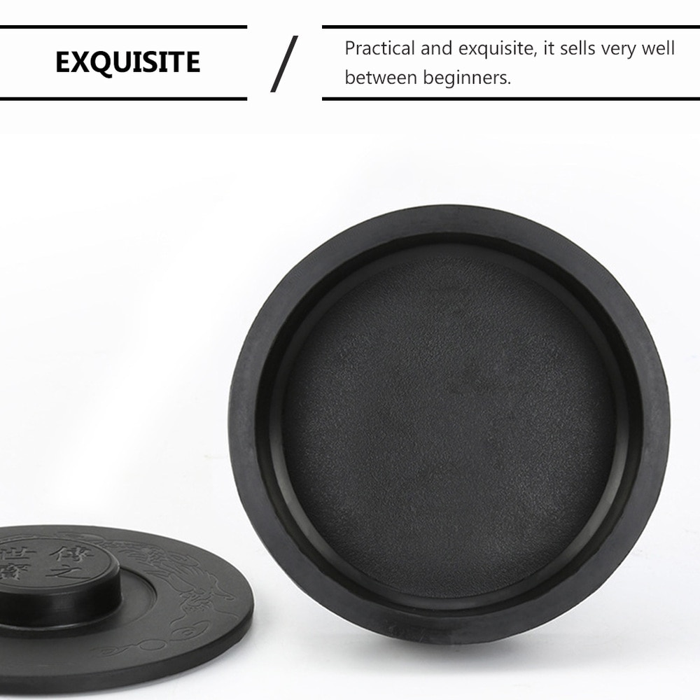 Round Inkstone Traditional Writing Inkstone Painting Inkstone Unique Inkslab