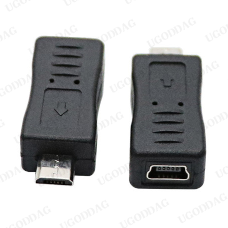 Micro USB B Male to Mini USB Female M/F Adapter Connector Converter