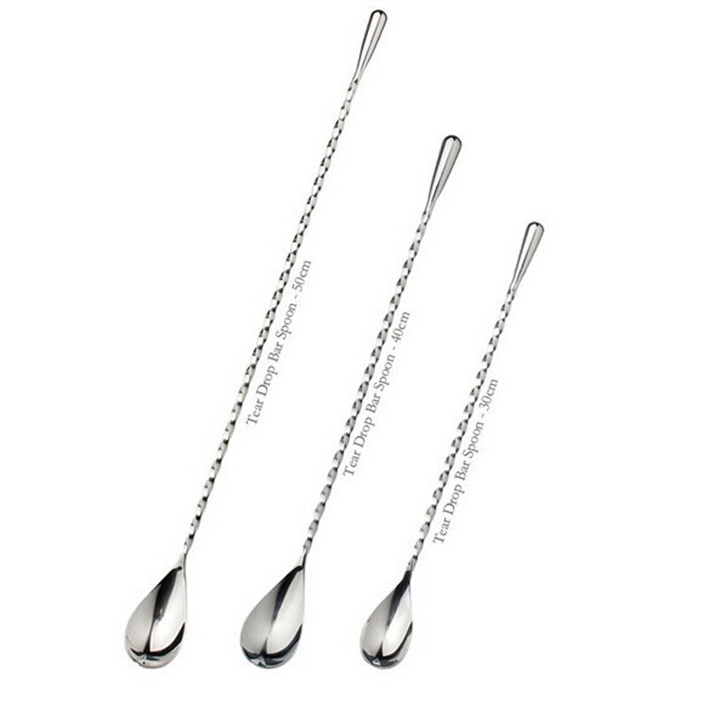 Cocktail bar spoon stirring spoon thread tears wine-50cm